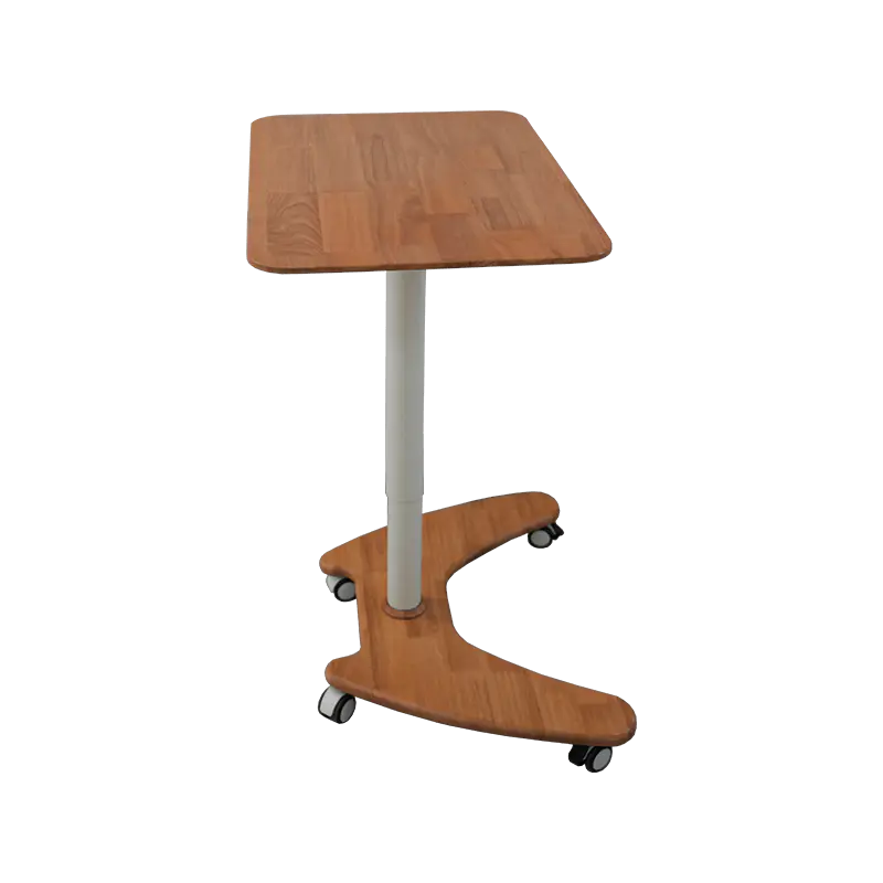SK06-01 Natural Wood Style Pneumatisk Høydejusterbart skrivebord