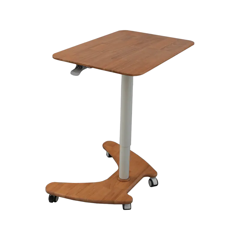 SK06-01 Natural Wood Style Pneumatisk Høydejusterbart skrivebord