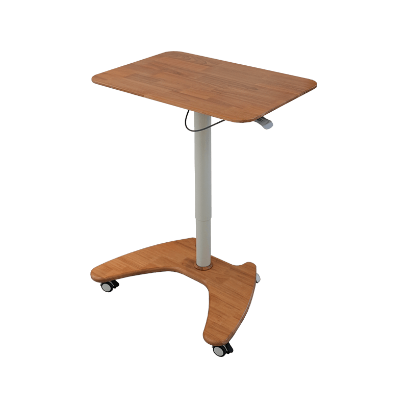 SK06-01 Natural Wood Style Pneumatisk Høydejusterbart skrivebord