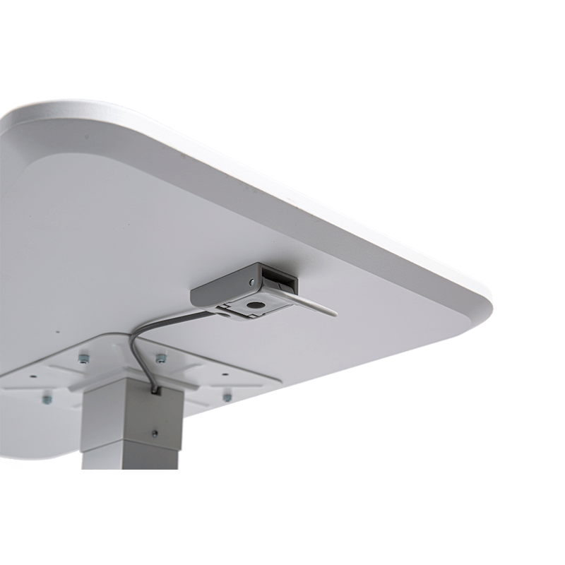 TH07 (firkantet aluminiumsrørsøyle) Pneumatisk høydejusterbart skrivebord