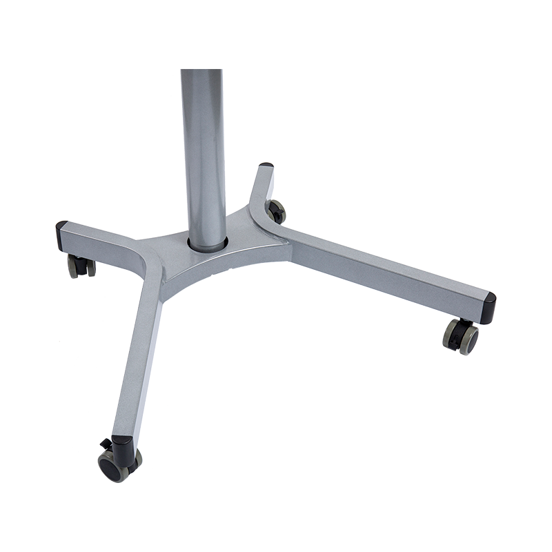 TH08 (aluminiumsrørsøyle) Pneumatisk høydejusterbart skrivebord